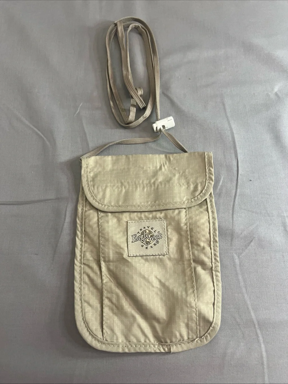 Eagle Creek Beige Travel Neck Pouch